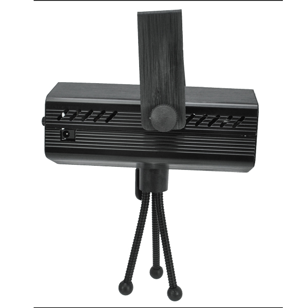MINI LASER AUDIORÍTMICO DOS COLORES ALCANCE DE 10 METROS, EFECTOS DE PROYECCIÓN MULTIPUNTOS Y CONTROL DE VELOCIDAD.