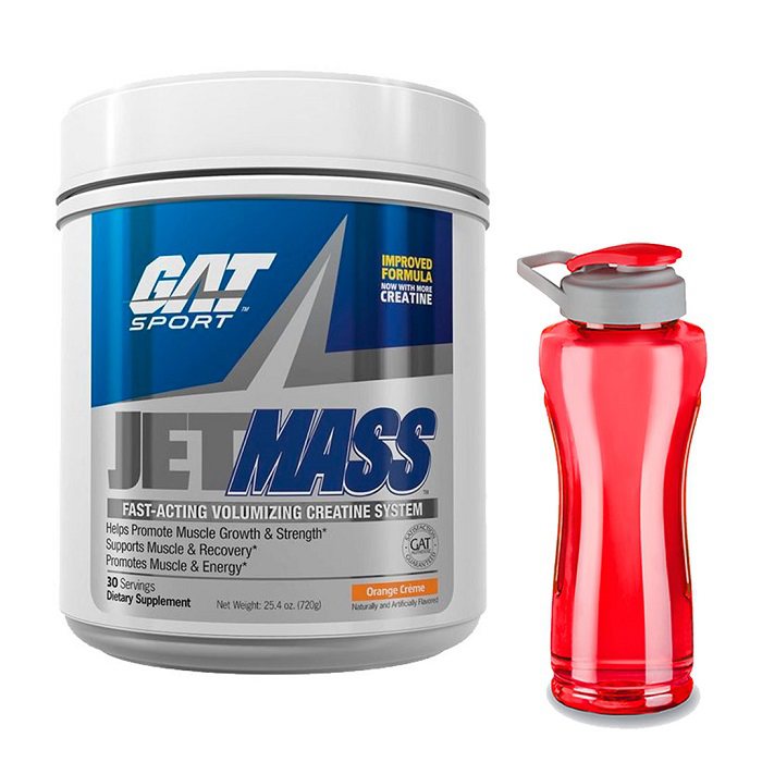 Post Entreno JetMass GAT 30 serv -Sabor LEMON LIME - y Cilindro GRATIS