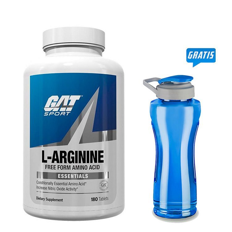 L-Arginina GAT 180 Tabletas y Cilindro GRATIS