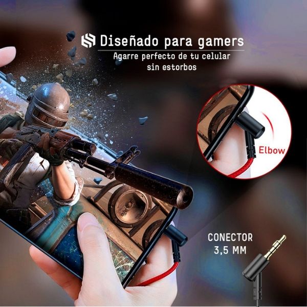 Audífonos GAMO H15 con Micrófono Desprendible para Gamers BINDEN Rojo