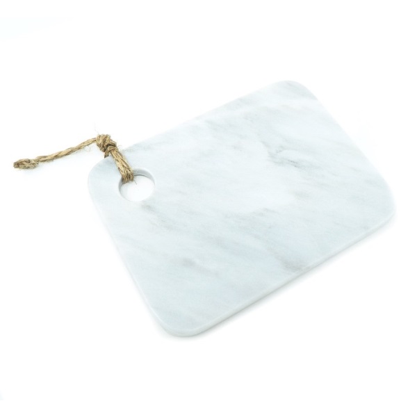 Tabla para Picar 20 cm x 15 cm x 1 cm de Mármoll Natural, Gris Mazahua / Tabla para cortar cocina / Tabla de quesos / Tabla para alimentos / Tabla rectangular duradera / Tabla para decoración