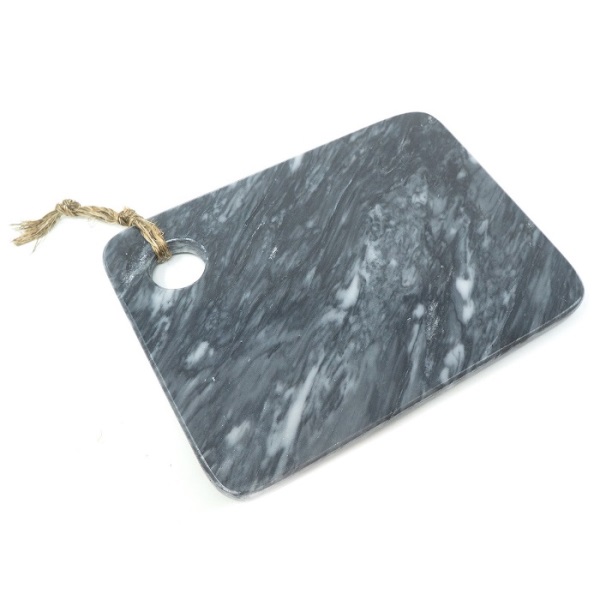 Tabla para Picar 20 cm x 15 cm x 1 cm de Mármoll Natural, Gris Mazahua / Tabla para cortar cocina / Tabla de quesos / Tabla para alimentos / Tabla rectangular duradera / Tabla para decoración