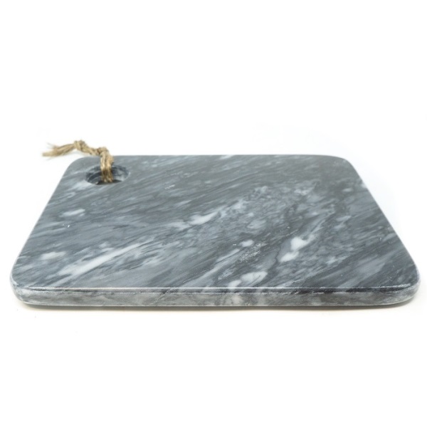 Tabla para Picar 20 cm x 15 cm x 1 cm de Mármoll Natural, Gris Mazahua / Tabla para cortar cocina / Tabla de quesos / Tabla para alimentos / Tabla rectangular duradera / Tabla para decoración