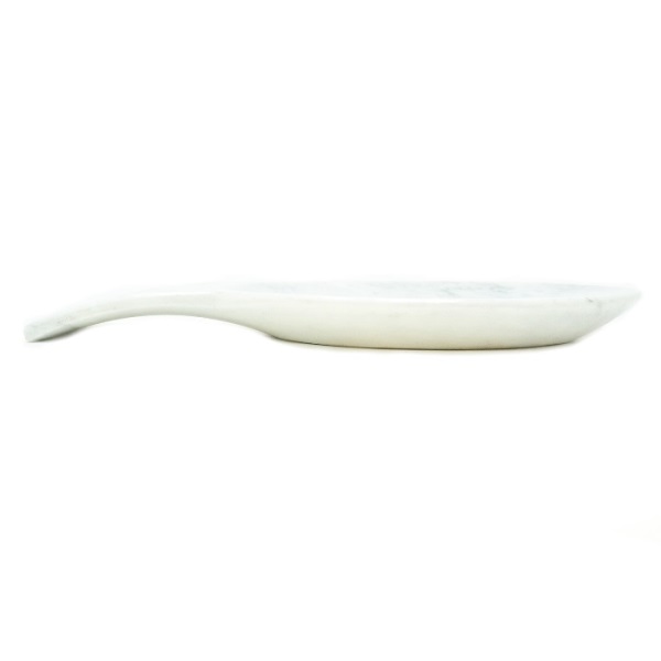 Portacucharas de Mármol Natural, Gris Mazahua / Soporte para Cuchara / Base para Cuchara / Reposa Cuchara / Utensilio para cocina / Decoración de Hogar / Botanero