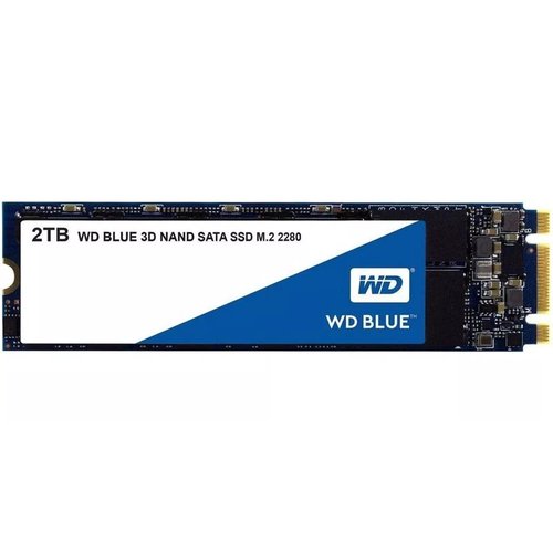 Unidad de Estado Solido SSD M.2 2TB Western Digital Blue SATA WDS200T2B0B 