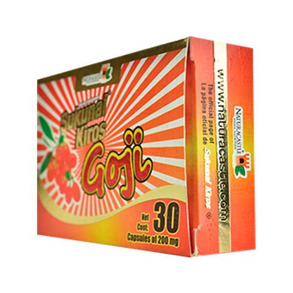 Sukunai kiros Goji capsula / Mejora la digestión, perdida de peso, desintoxicante natural