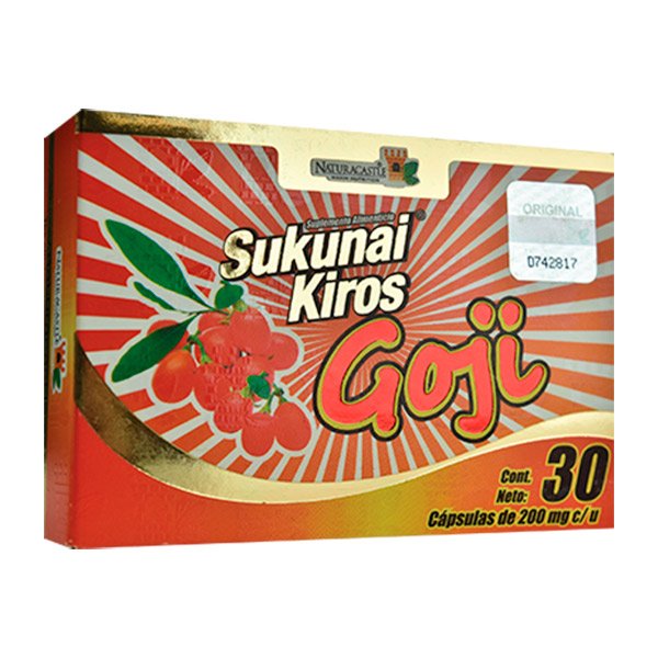 Sukunai kiros Goji capsula / Mejora la digestión, perdida de peso, desintoxicante natural