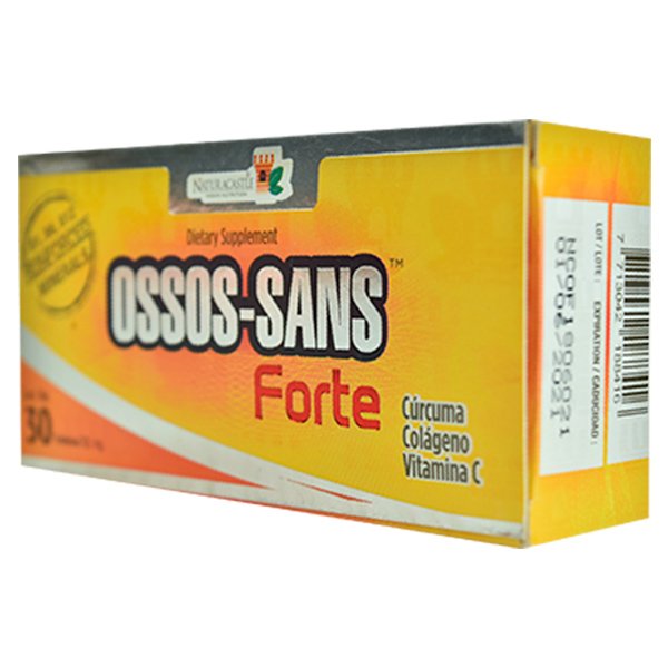Ossos-Sans Forte Tabletas Suplemento / Auxiliar en el dolor del cuerpo y articulaciones 