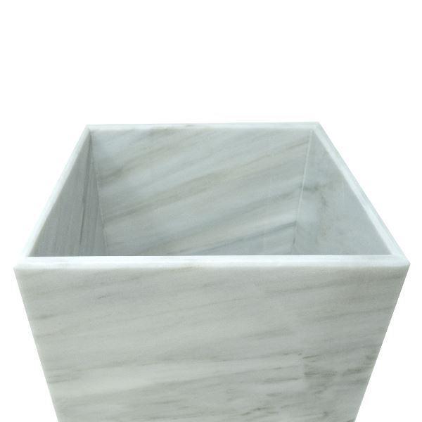 Bote de Basura de Mármol Natural / Basurero / Bote de basura cocina / Bote de Basura de Escritorio / Decoración / Accesorio de Baño / Mármol