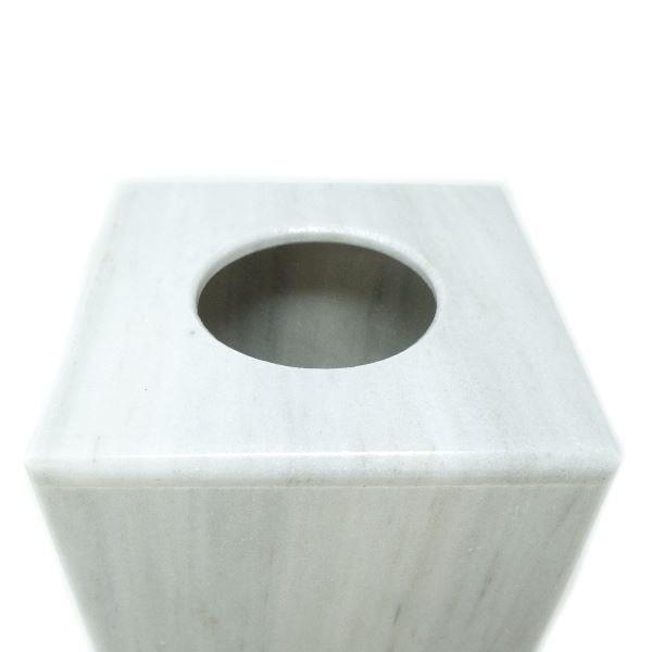 Caja para kleenex de Mármol Natural / Kleenex / Caja de Pañuelos / Funda para Pañuelos / Servilletero / Soporte de Pañuelos para Baño, Dormitorio o Cocina / Dispensador de pañuelos