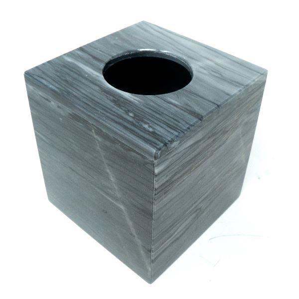 Caja para kleenex de Mármol Natural / Kleenex / Caja de Pañuelos / Funda para Pañuelos / Servilletero / Soporte de Pañuelos para Baño, Dormitorio o Cocina / Dispensador de pañuelos