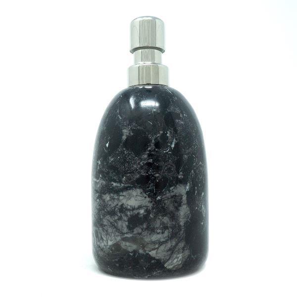 Dispensador para Jabón liquido de Mármol Natural / Dispensador de shampoo / Dispensador de líquidos / Dispensador de jabón para Cocina / Dispensador de jabón para Baño / Dispensador de loción / Dispensador de líquidos para Hotel, Restaurante, Oficina y Bar.