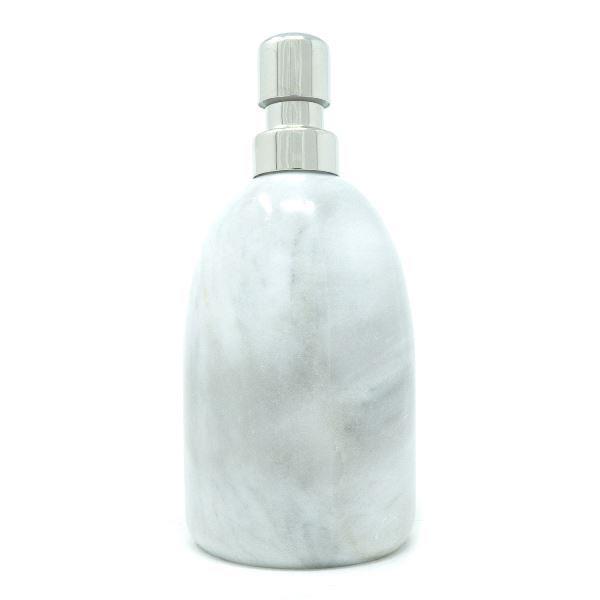Dispensador para Jabón liquido de Mármol Natural / Dispensador de shampoo / Dispensador de líquidos / Dispensador de jabón para Cocina / Dispensador de jabón para Baño / Dispensador de loción / Dispensador de líquidos para Hotel, Restaurante, Oficina y Bar.