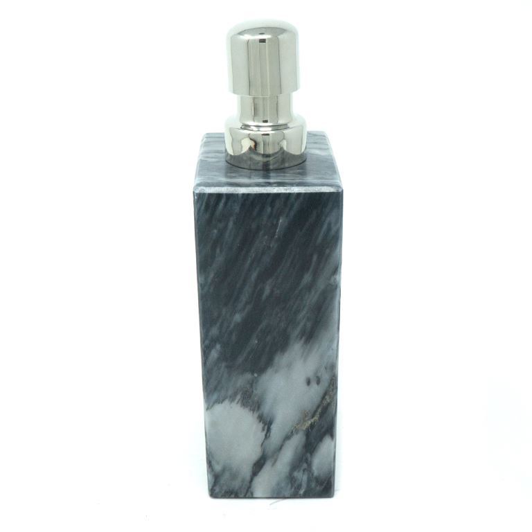 Dispensador para Jabón liquido de Mármol Natural / Dispensador de shampoo / Dispensador de líquidos / Dispensador de jabón para Cocina / Dispensador de jabón para Baño / Dispensador de loción / Dispensador de líquidos para Hotel, Restaurante, Oficina y Bar.