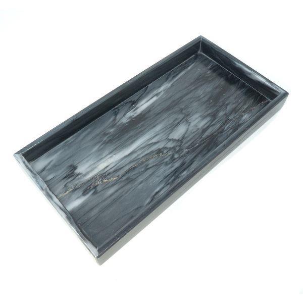 Charola para Toallas de Mármol Natural / Bandeja de Lujo para Toallas / Toallero de Baño / Charola de Baño / Bandeja organizadora de Baño / Soporte para Toallas / Bandeja de Bañera / Caja para toallas / Accesorio de Baño