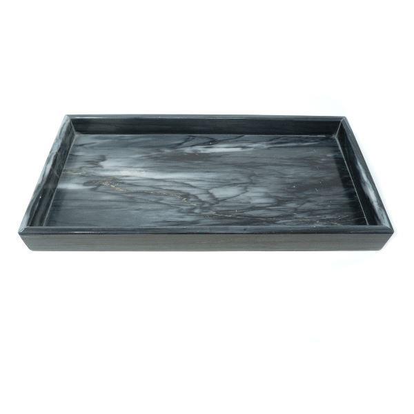 Charola para Toallas de Mármol Natural / Bandeja de Lujo para Toallas / Toallero de Baño / Charola de Baño / Bandeja organizadora de Baño / Soporte para Toallas / Bandeja de Bañera / Caja para toallas / Accesorio de Baño