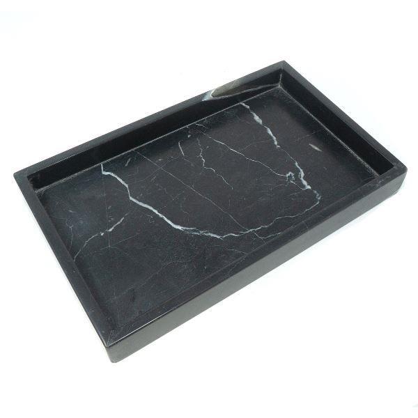 Charola para Toallas de Mármol Natural / Bandeja de Lujo para Toallas / Toallero de Baño / Charola de Baño / Bandeja organizadora de Baño / Soporte para Toallas / Bandeja de Bañera / Caja para toallas / Accesorio de Baño