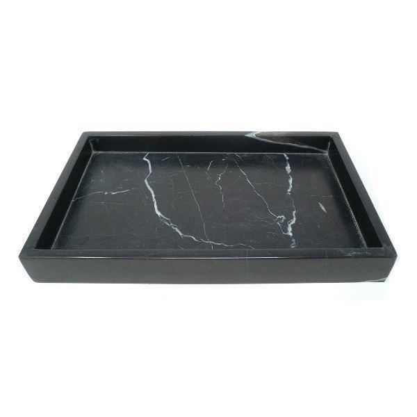 Charola para Toallas de Mármol Natural / Bandeja de Lujo para Toallas / Toallero de Baño / Charola de Baño / Bandeja organizadora de Baño / Soporte para Toallas / Bandeja de Bañera / Caja para toallas / Accesorio de Baño