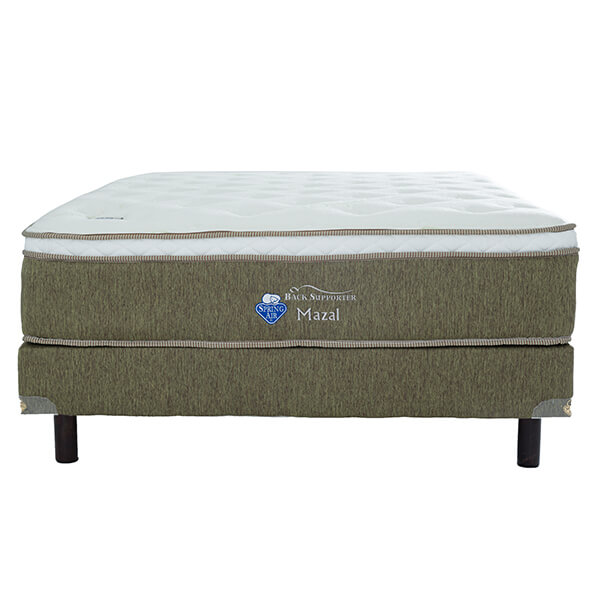 Colchón Ortopédico+ Box Matrimonial Mazal Spring Air