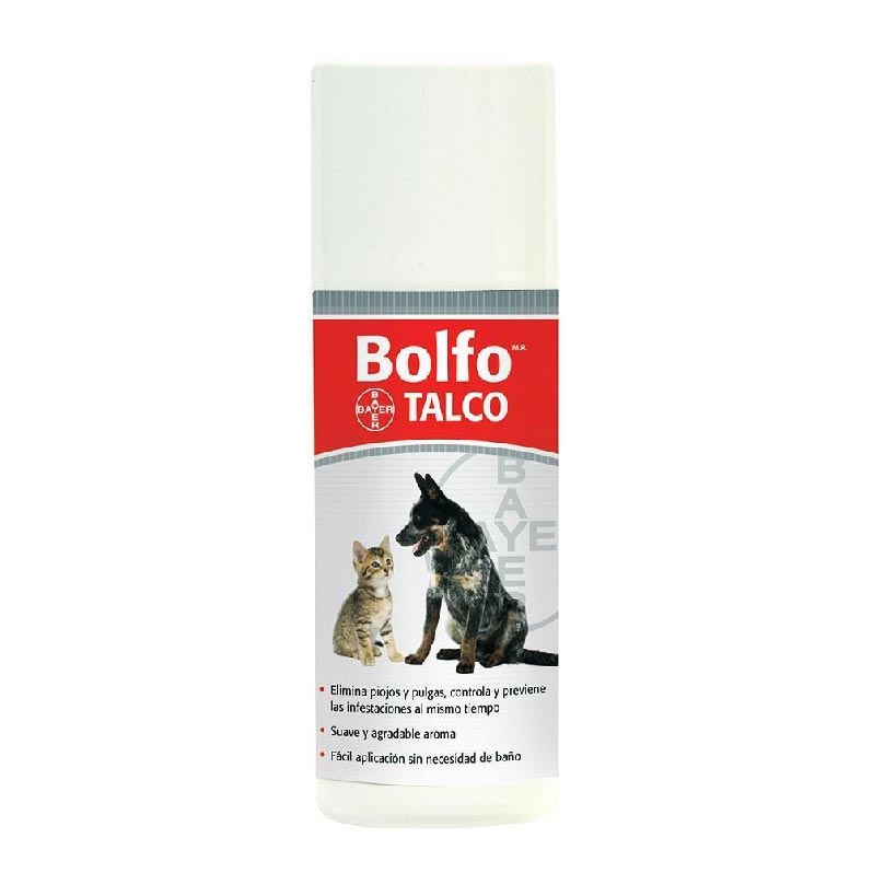 Talco Antipulgas Bolfo Bayer 100 Gr - Perros y Gatos