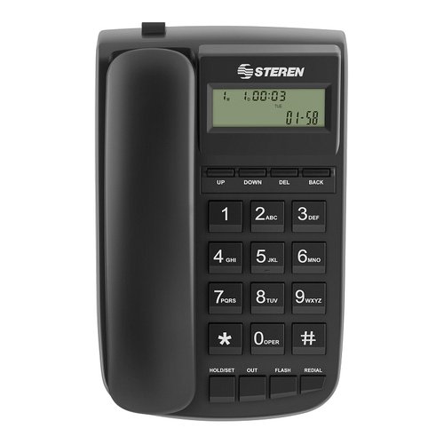 Teléfono alámbrico con teclado grande Tel-225 