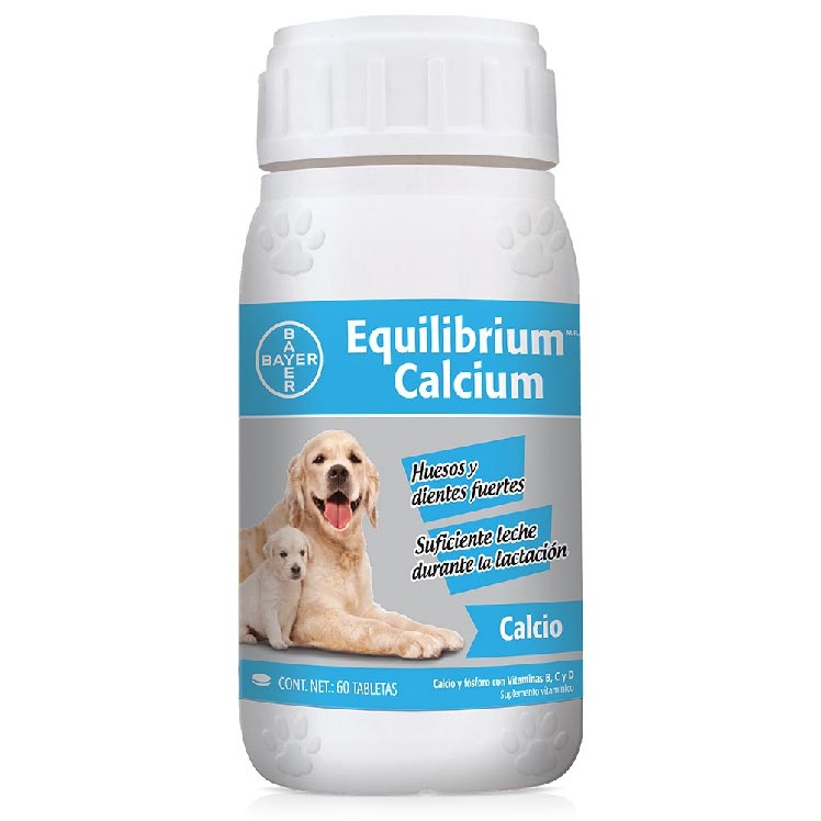 Bayer Equilibrium Calcio Para Perro - 60 Tabletas Calcium