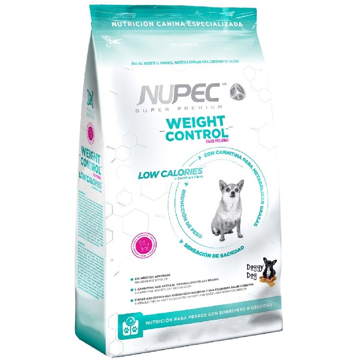 Nupec Weight Control Raza Pequeña 8 Kg - Alimento para Perro