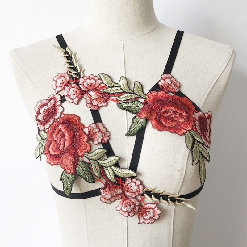 bralette flores