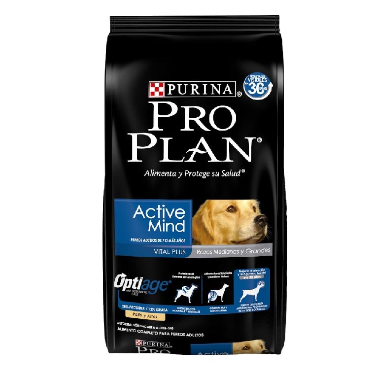 Croquetas Proplan 7+ Active Mind 13 Kg - Para Perro