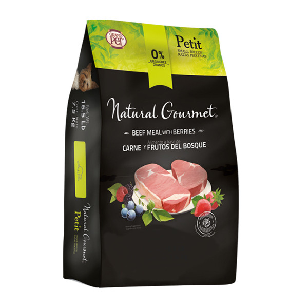 Natural Gourmet Petit Alimento Raza Pequeña 7.5 Kg