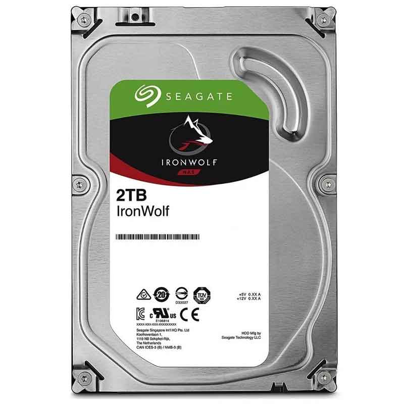 Disco Duro Interno 2TB SEAGATE IronWolf Para NAS 5900RPM 3.5 ST2000VN004