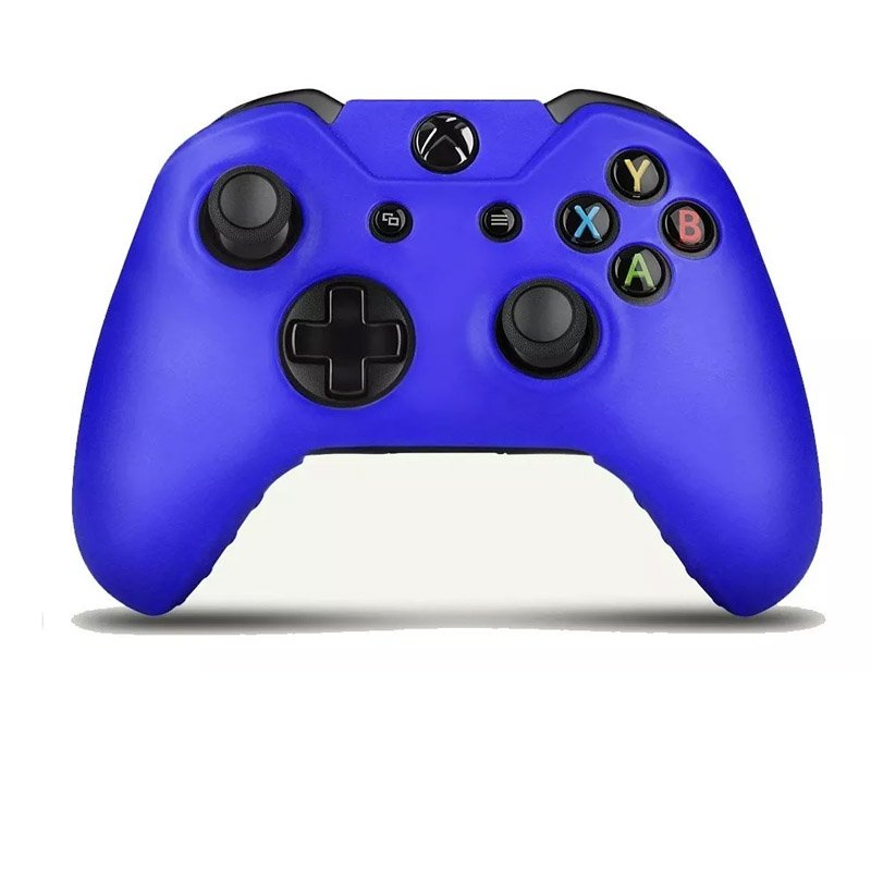 Kit Carga Juega Dual Para Xbox One S, X + Funda Azul