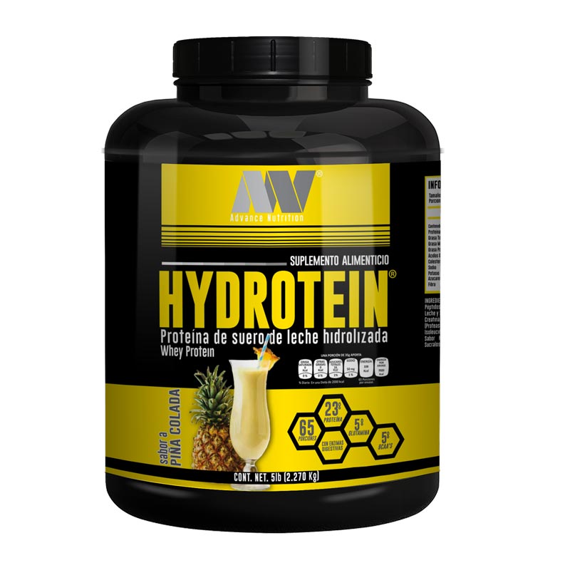 Proteina Advance Nutrition Hydrotein 5 Libras Sabor Piña Colada