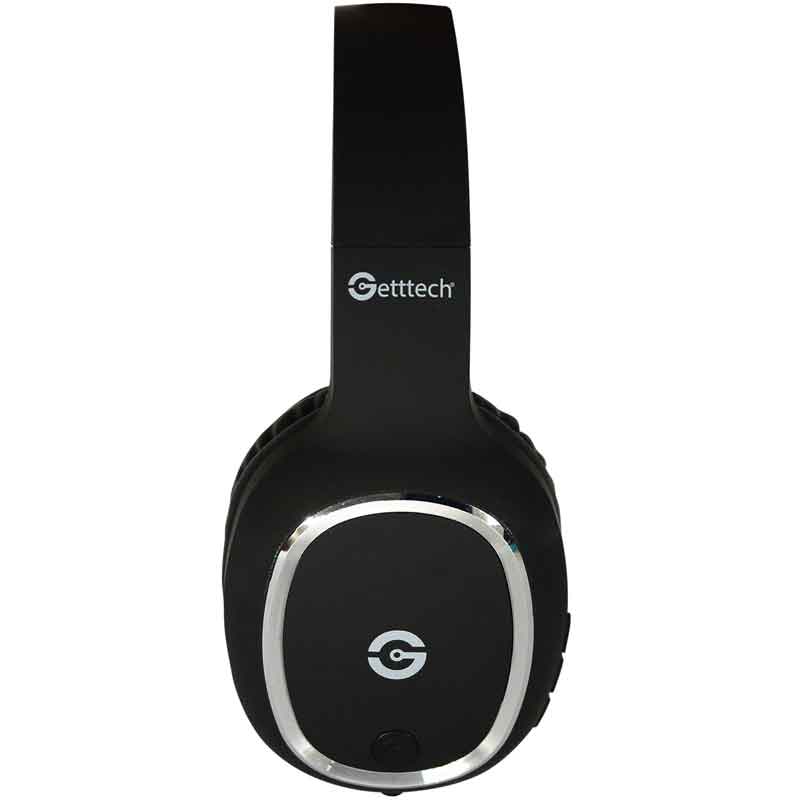 Diadema GETTTECH Bluetooth 3.0 Stereo con Microfono Negro GH-4640N 