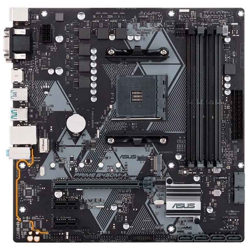 Tarjeta Madre ASUS PRIME B450M-A/CSM AM4 DDR4 Micro ATX