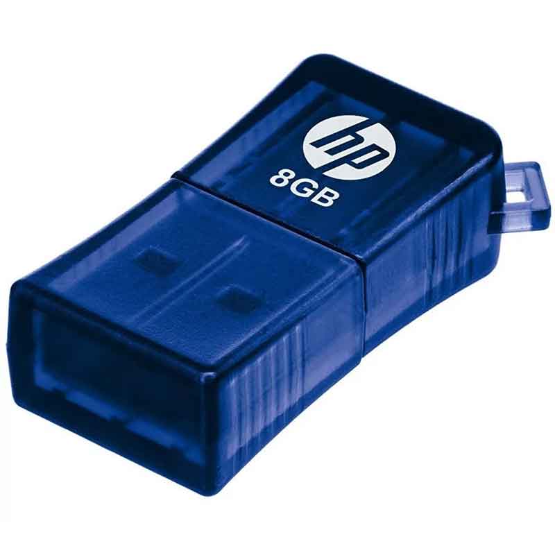 Memoria Usb Hp V165w 8gb 2.0 Azul Hpfd165w-08