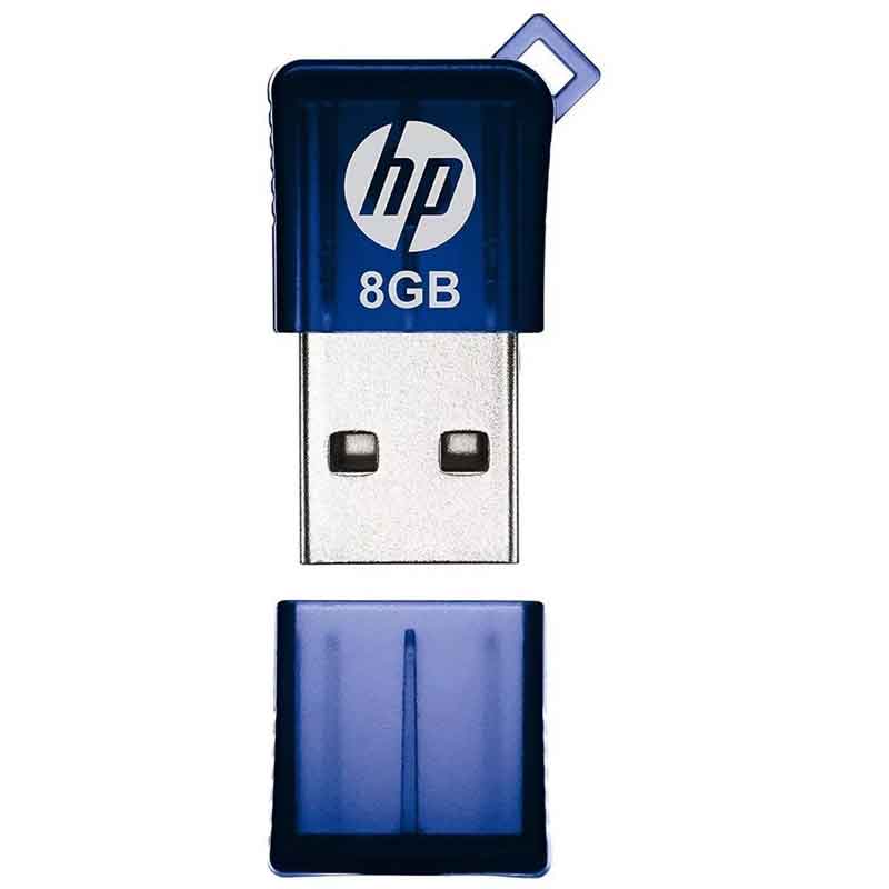 Memoria Usb Hp V165w 8gb 2.0 Azul Hpfd165w-08