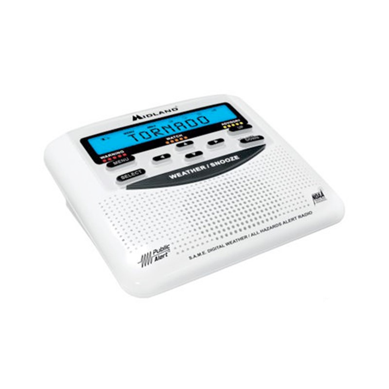 Sistema de Alerta Midland WR120 de Todos los Peligros del Tiempo