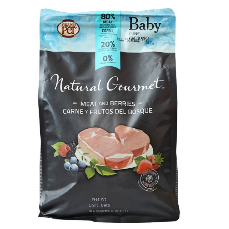 Natural Gourmet Baby Puppy 3 Kg - Alimento Para Cachorro
