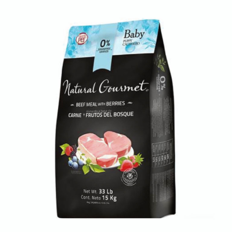 Natural Gourmet Baby 15 Kg - Alimento Para Cachorro