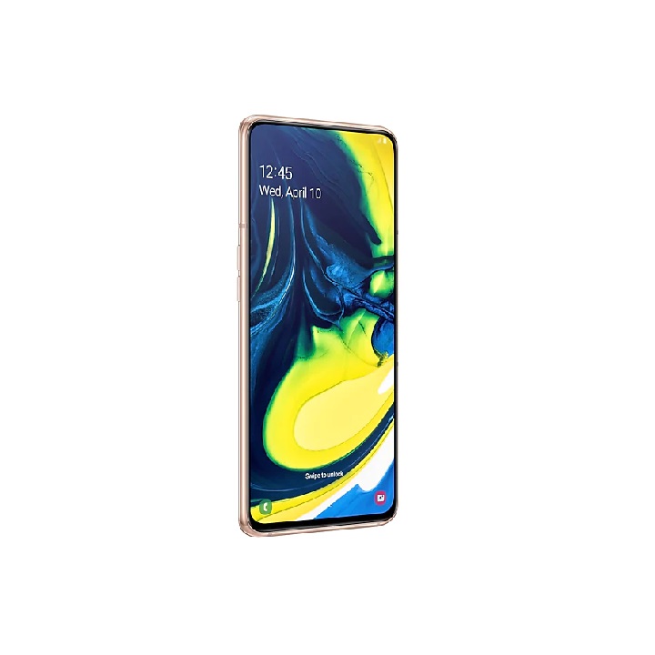 Celular Samsung Galaxy A80 128GB 8GB RAM 48 MP + 8 MP + HQVGA Desbloqueado DORADO