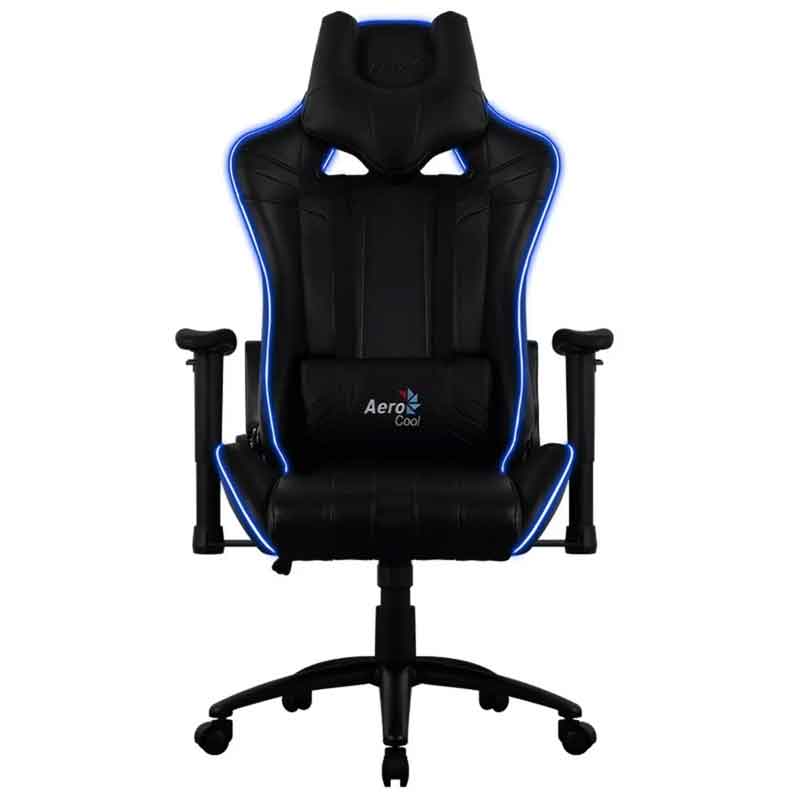 Silla Gamer Aerocool Ac120 Rgb-B Air Negra Ac120Airrgb-B