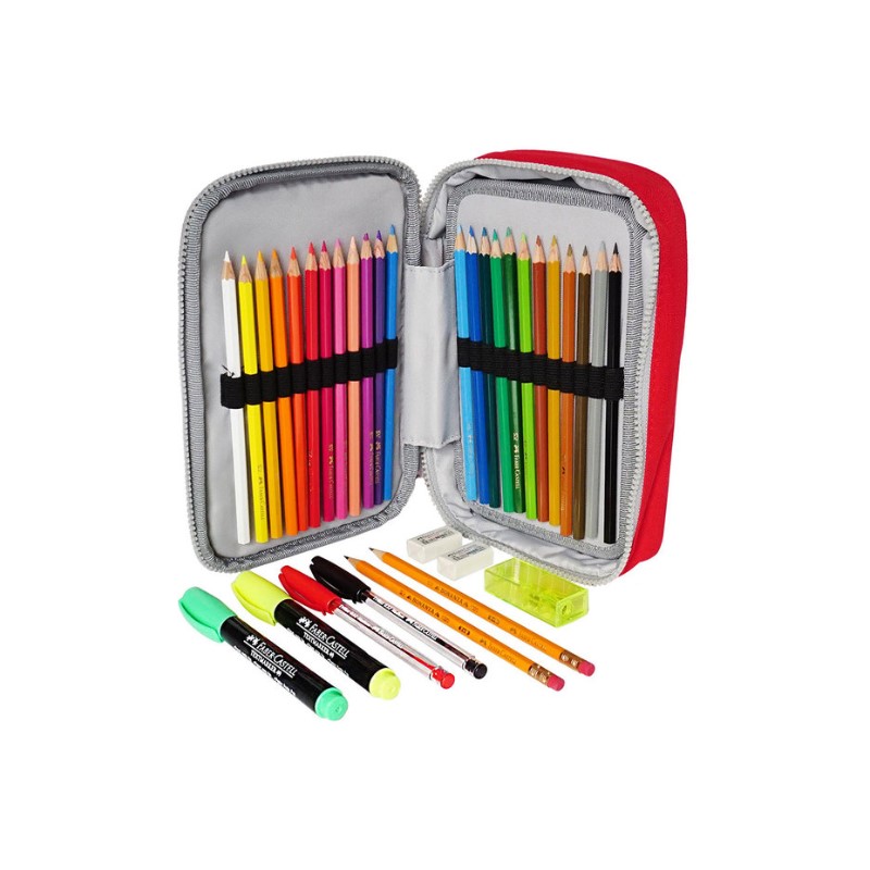 Estuchera Escolar Faber-Castell Todo Para El Regreso A Clase CST