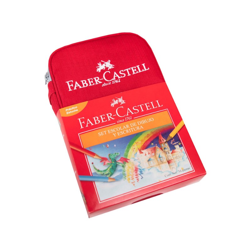 Estuchera Escolar Faber-Castell Todo Para El Regreso A Clase CST