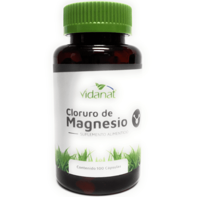Suplemento Alimenticio Cloruro de Magnesio 100 cápsulas