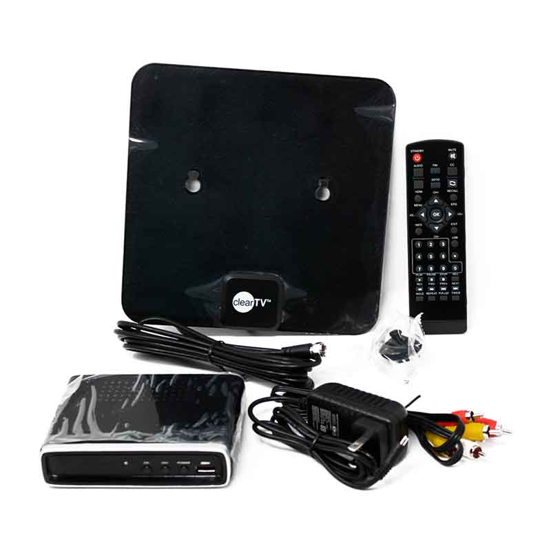 Antena Interior Con Decodificador Clear Tv Stb-1306