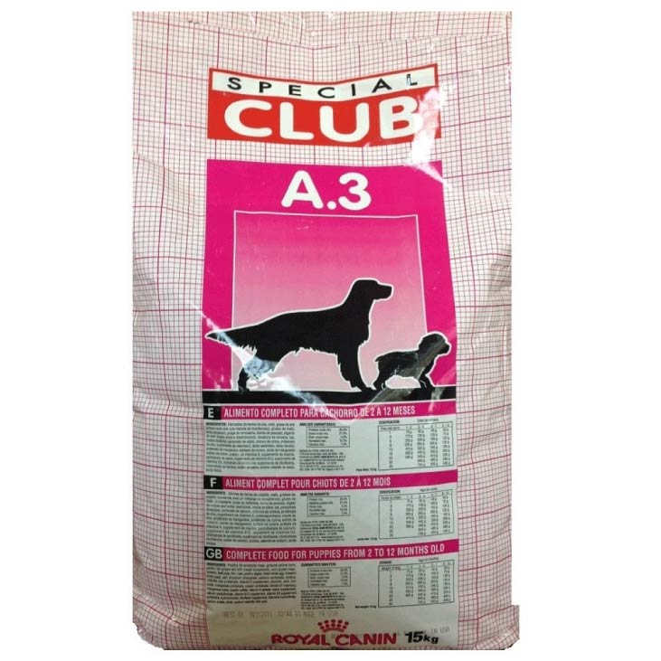 Special Club A3 Royal Canin 15 Kg - Alimento Para Cachorro