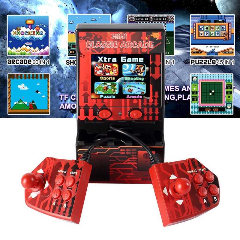 Mini  Maquinita arcade retro 2 jugadores
