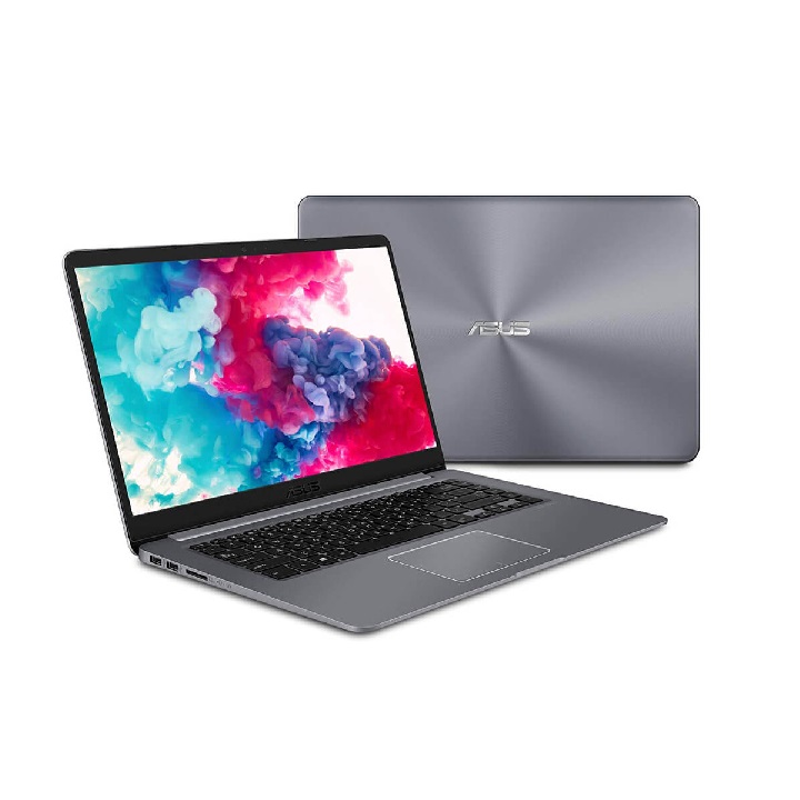 Laptop ASUS Vivobook F510Q AMD A12-9720P  128GB SSD 4GB RAM Pantalla 15.6 HD Win 10 Nueva Importada GRIS