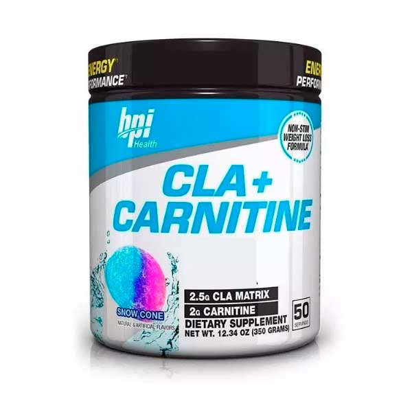 Suplemento Bpi Sports, Cla + Carnitina, Cono de Nieve , 320 G